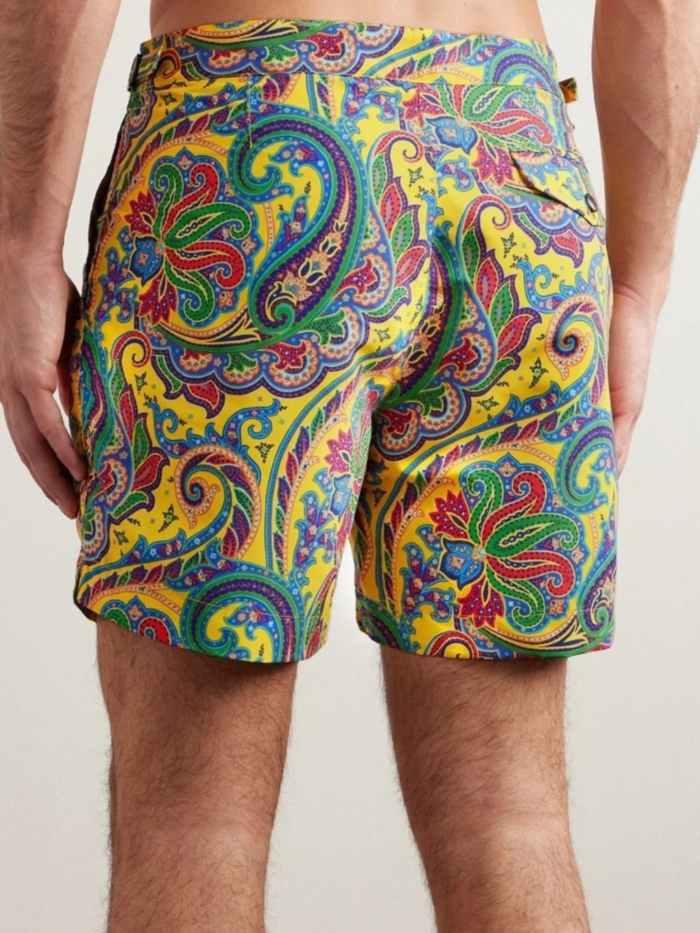 Polo Ralph Lauren Monaco 5.75” Paisley Swim Trunks NWT Size 33